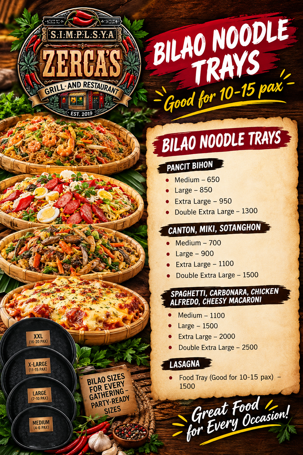Bilao package image