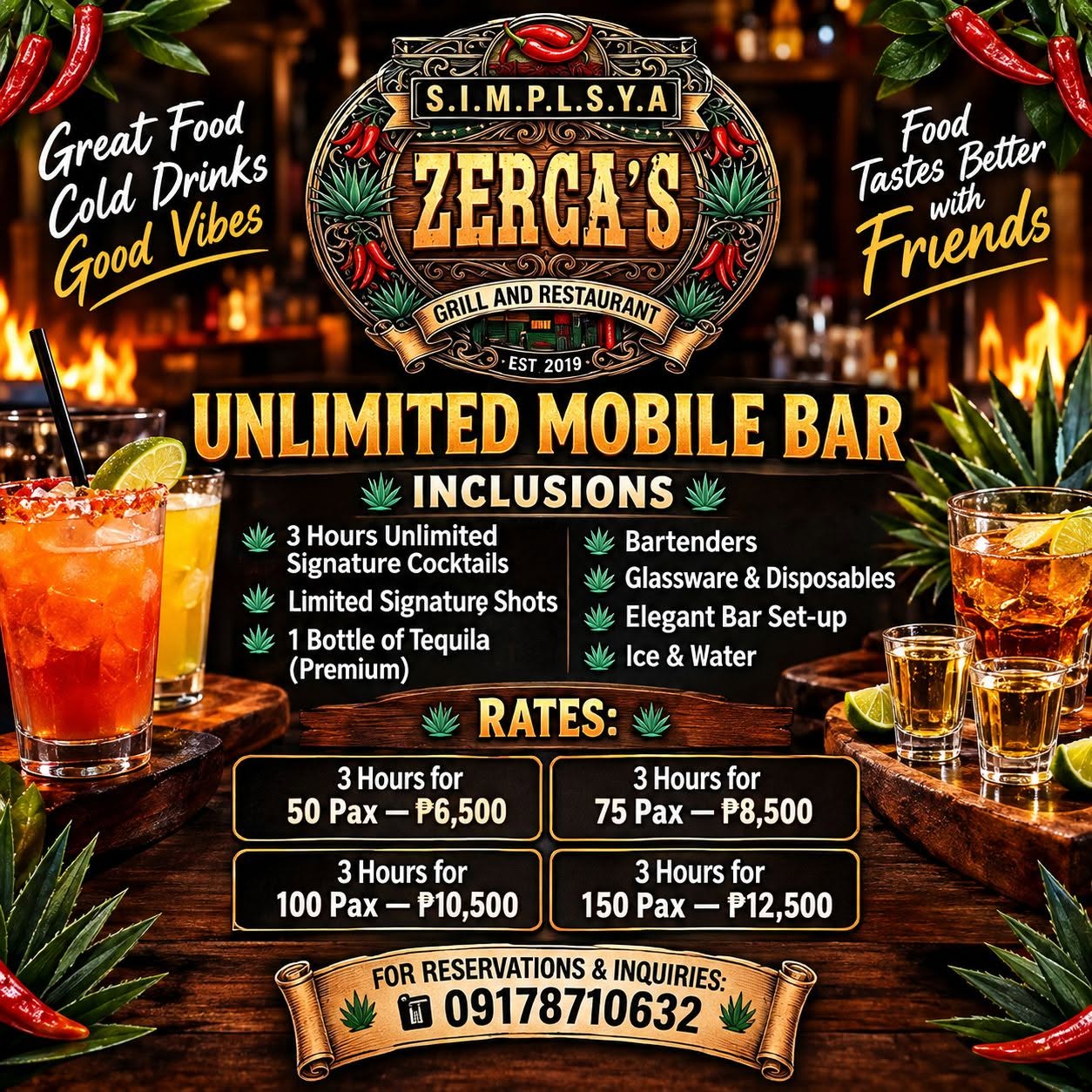Mobile iconic bar